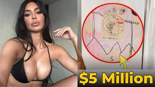 Kim Kardashian’s 5 Million Art Piece Revealed Fans Shocked by Hidden Basquiat [upl. by Lenni]