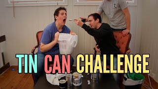 TIN CAN CHALLENGE  Lørdagskos Med Prebz og Dennis [upl. by Ycart93]