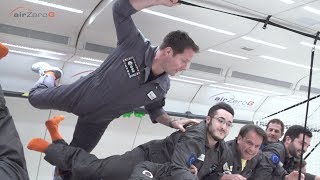 VOL EN APESANTEUR AVEC THOMAS PESQUET DANS LAVION ZEROG  AIRZEROG  VOL 20 [upl. by Atinus526]