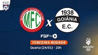 Ao vivo  Morrinhos FC X Goiânia EC  Campeonato Goianão 2024 [upl. by Paxon]