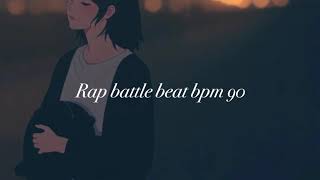 Rap battle beat bpm 90 [upl. by Reinold]