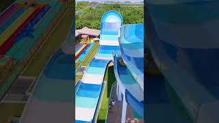 Fun at the water park 💦😲trampoline Assument waterpark viralvideo shorts [upl. by Alocin]