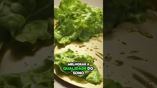 Alface O Segredo Verde pra Dormir como um Anjo 😇🥬 dieta saúdeebemestar nutricaoeficiente [upl. by Dotson]