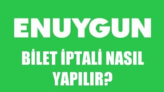 En Uygun Bilet İptali Nasıl Yapılır [upl. by Saltzman113]