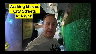 🇲🇽 Mexico City Would you walk these streets at night CDMX [upl. by Flss]