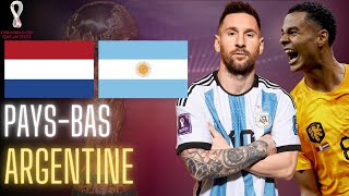 🔴🇳🇱🇦🇷 PAYS BAS  ARGENTINE LIVE  🇦🇷MESSI ENCORE LE SAUVEUR  COUPE DU MONDE 2022  WORLD CUP 2022 [upl. by Dlonra914]