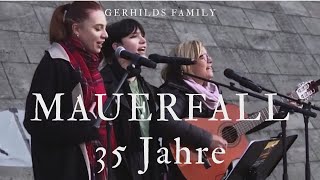 35 Jahre Fall der Berliner Mauer  Gerhilds Family live am 09112024 und alte Aufnahmen von 1989 [upl. by Letney]