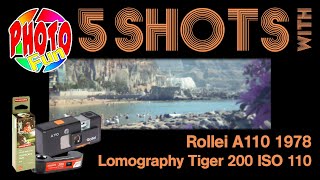 5 Shots With Rollei A110 1978 Lomography Pocketfilm Tiger 200 ISO 110 [upl. by Dona35]