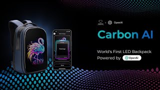 Now on Kickstarter Carbon AI Worlds First LED Bag Powered By OpenAI [upl. by Toulon]