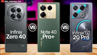 Best Gaming Phone Under 30000 ⚡ Infinix ZERO 40 vs Infinix NOTE 40 Pro Plus vs Infinix GT 20 Pro 🔥🔥 [upl. by Ruddie]