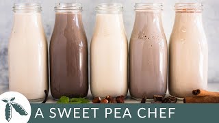 How to Make Coffee Creamer  5 Easy Flavors  A Sweet Pea Chef [upl. by Waters]