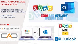 How to Configure ZOHO Mail in Outlook using POP3 and IMAPHow to Integrate Outlook with ZOHO [upl. by Arch658]