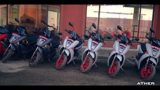 Looking back to the First Ather Community Ride  Service Center Launch [upl. by Hsiekal]