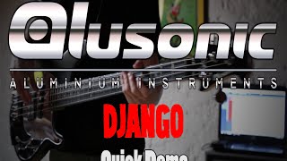 Alusonic Django  Quick Demo [upl. by Lesiram]