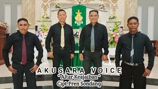 Lagu Rohani paskah  ALTAR KEAJAIBAN  AKUSARA VOICE  Official audiovideo  SRI Record [upl. by Anoli177]