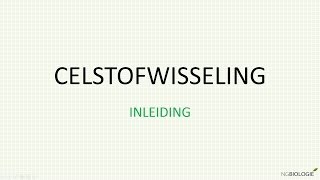 Celstofwisseling  inleiding [upl. by Rudd967]