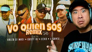 Coreano Loco reacciona a Kaleb Di Masi ECKO LGante Gusty dj 🇦🇷🔥 Vo Quien Sos Remix [upl. by Sydelle]