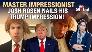 Josh Rosen’s Hilarious Trump Impression Ahead of 2024 US Elections  India Today Global [upl. by Ballard]