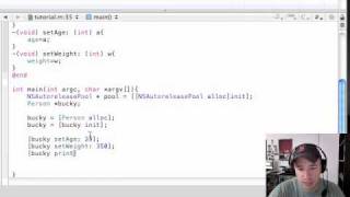 Objective C Programming Tutorial  6  Creating an Object [upl. by Hillier708]