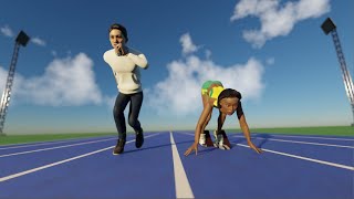 Regular Guy VS Fastest Woman [upl. by Nikita]