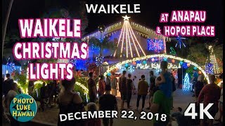 Waikele Christmas Lights 12222018 [upl. by Farleigh]