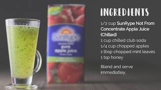 SunRype Apple Fizz Recipe Video [upl. by Enyahc]