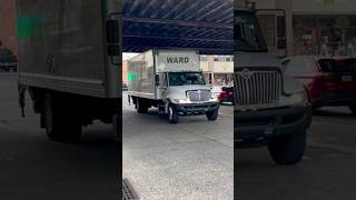 International Truck gives a SAAHC at DunellenNJ trucks shorts internationaltruck shortvideo [upl. by Yarrum]