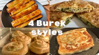 4 BUREK STYLES RECIPES [upl. by Cynthia]