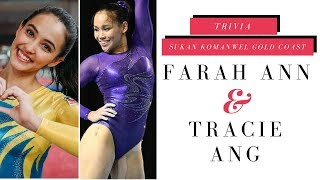 Trivia Sukan Komanwel Gold Coast 2018 Farah Ann amp Tracie Ang  Astro Arena [upl. by Aerdno]