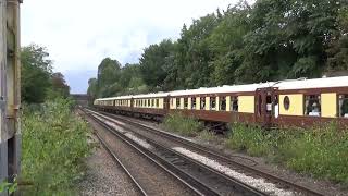 35028 Clan Line passes through Bickley 26 Sep 24 [upl. by Idou]