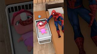 Spiderman vs Batman  Difficulty Calming Babies  Marvel Animation [upl. by Audrie882]