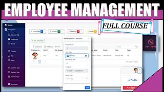 Completely build Employee Management System with NET 8 Blazor Wasm amp API  CRUD Print PDF etc [upl. by Urial240]