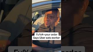 Fu ccc your Order Uber Eats worker fires back christvee [upl. by Dachy404]