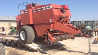 Hesston 4900 Baler [upl. by Mellman]