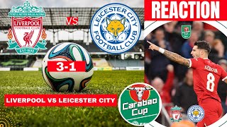 Liverpool vs Leicester City 31 Live Stream Carabao Cup EFL Football Match Score 2023 Highlights [upl. by Ettegroeg722]