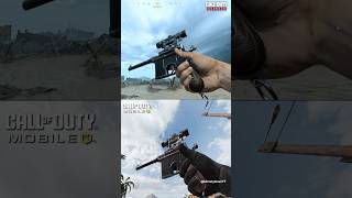 Machine Pistol in CoD Mobile Vs CoD Vanguard [upl. by Sura161]