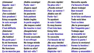 Écoutez ces 100 Phrases pour Parler Espagnol comme un Natif [upl. by Pallaton]