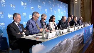 IPCC Press Conference  Climate Change 2023 Synthesis Report [upl. by Kirimia]