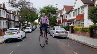 Jeremy Vine and his pennyfarthing bicycle [upl. by Morrill59]