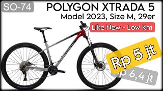 SOLD POLYGON XTRADA 5 2023 SIZE M 29er  USED Like New SO74 secondoption23 [upl. by Adiahs]