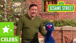 Sesame Street Ricky Gervais Stumbles [upl. by Paver157]