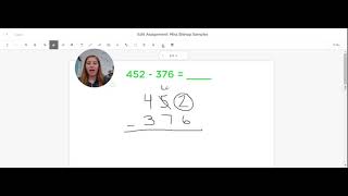 Subtracting 3 Digit Numbers [upl. by Ketchan]