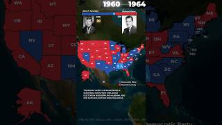 60 Years of US Elections—How the Electoral Map Has Changed [upl. by Taft]