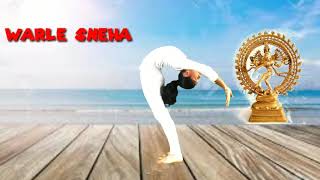 Warle Sneha of 7th standard awesome yoga asanas [upl. by Ellehcsar]