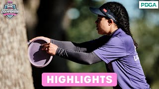 Round 2 Highlights  2024 Throw Pink Women’s Disc Golf Championship [upl. by Nahraf80]