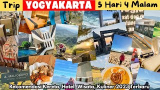 TRIP JOGJA 5 Hari 4 Hotel 2 Kereta Wisata Kuliner dll  Trip Hemat Yogyakarta [upl. by Elumas914]