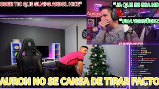 RECUERDOS 2021  AURON REACCIONA AL ARBOL DE DJMARIIO NO VAS A PARAR DE REIR 🤣 [upl. by Gnut]