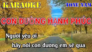 KARAOKE NHแบ C TRแบบ HAY 2024  CON ฤฦฏแปNG Hแบ NH PHรC  TONE Nแปฎ [upl. by Emsoc]