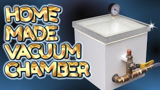 home made SIMPLE BUILD vacuum chamber  by VOGMAN [upl. by Arel]