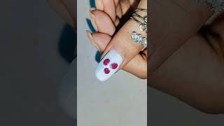 Flower nails arts 💅 beautiful nails design 😍nailsdesignclub shortvideo video [upl. by Ytsud]